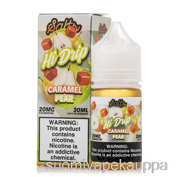 Vape Netistä Karamellipäärynä - Hi-drip Suolat - 30ml 20mg